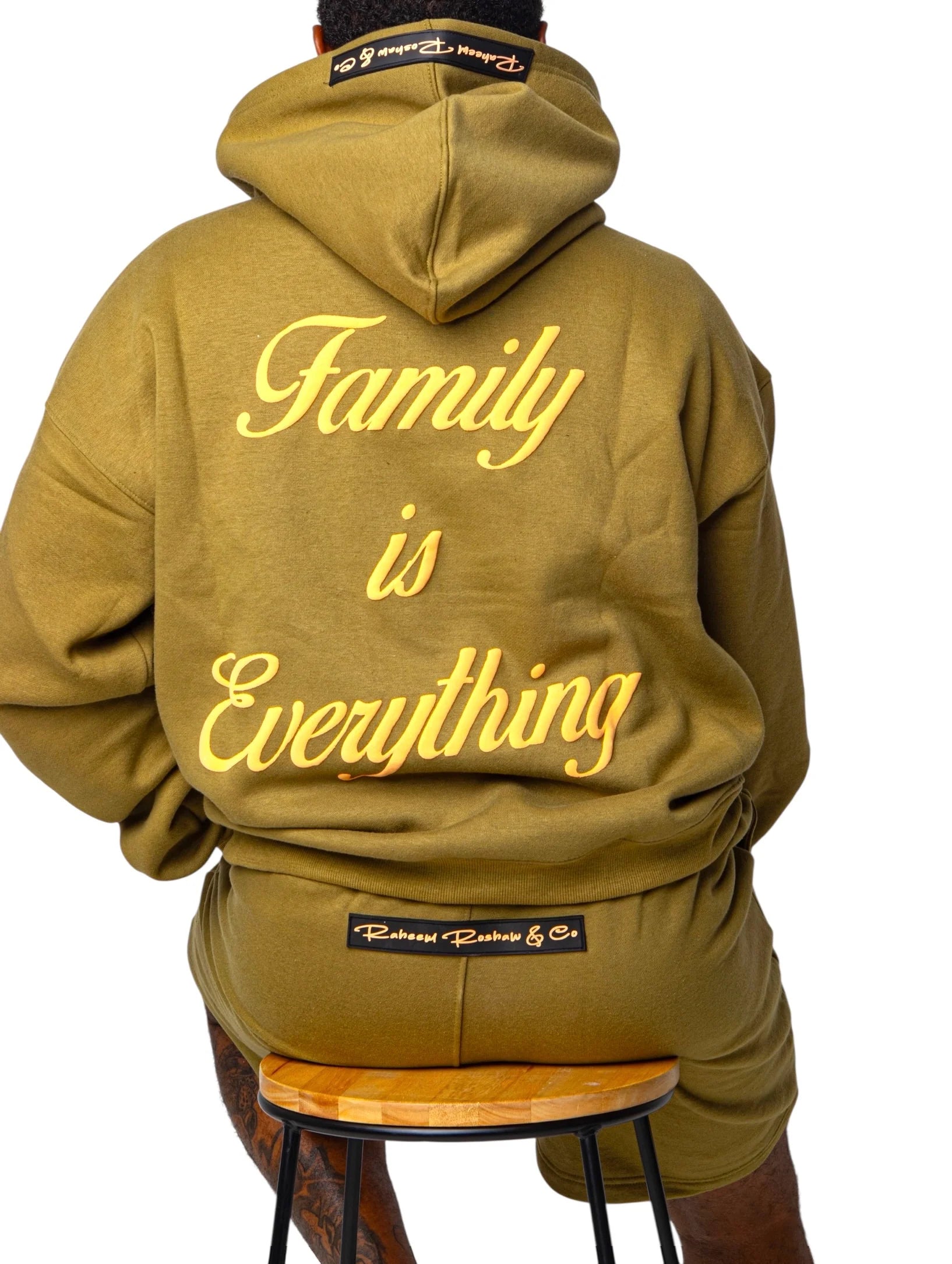 “Family Is Everything” Hoodie – Olive