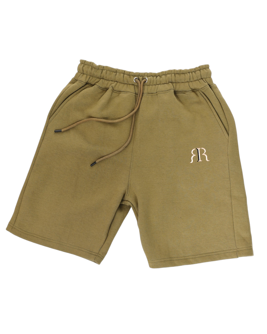 RR Signature Fleece Shorts – Olive